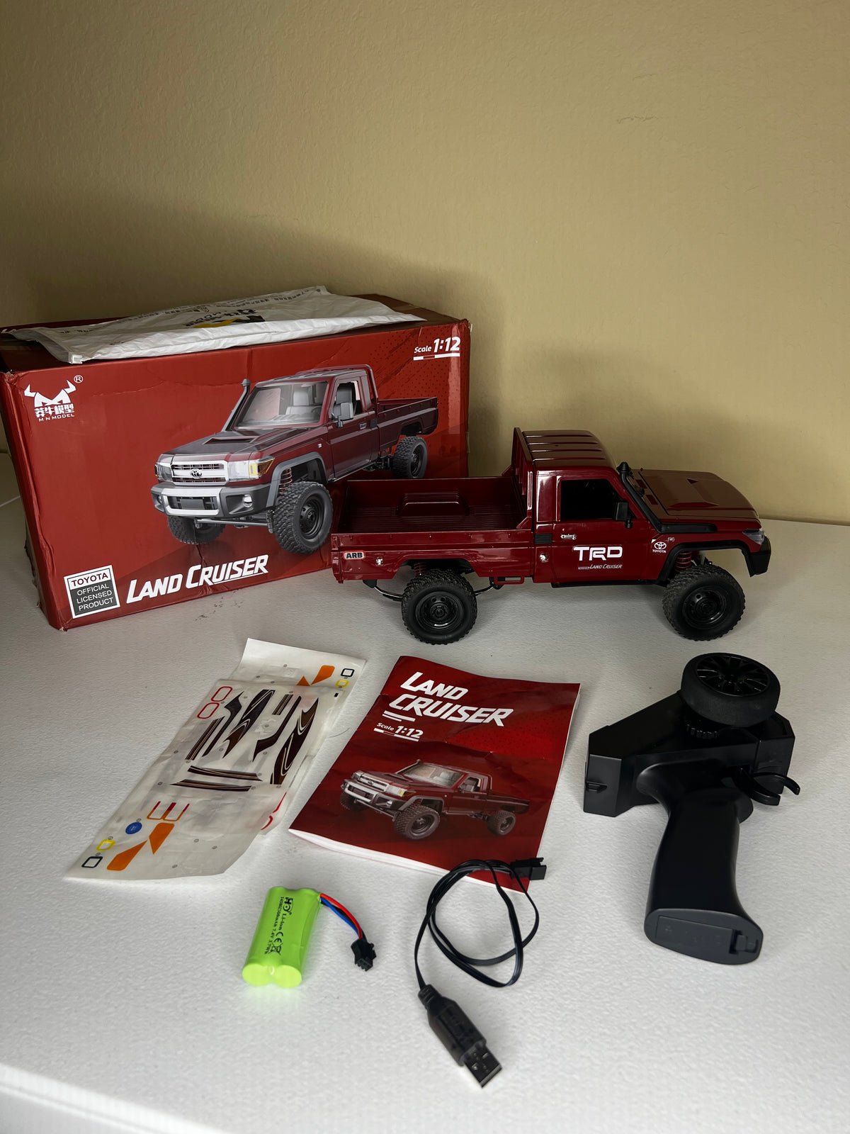 Pre-owned: MNRC MN82 1:12 Toyota Land Cruiser LC79 4WD RC Pickup Truck