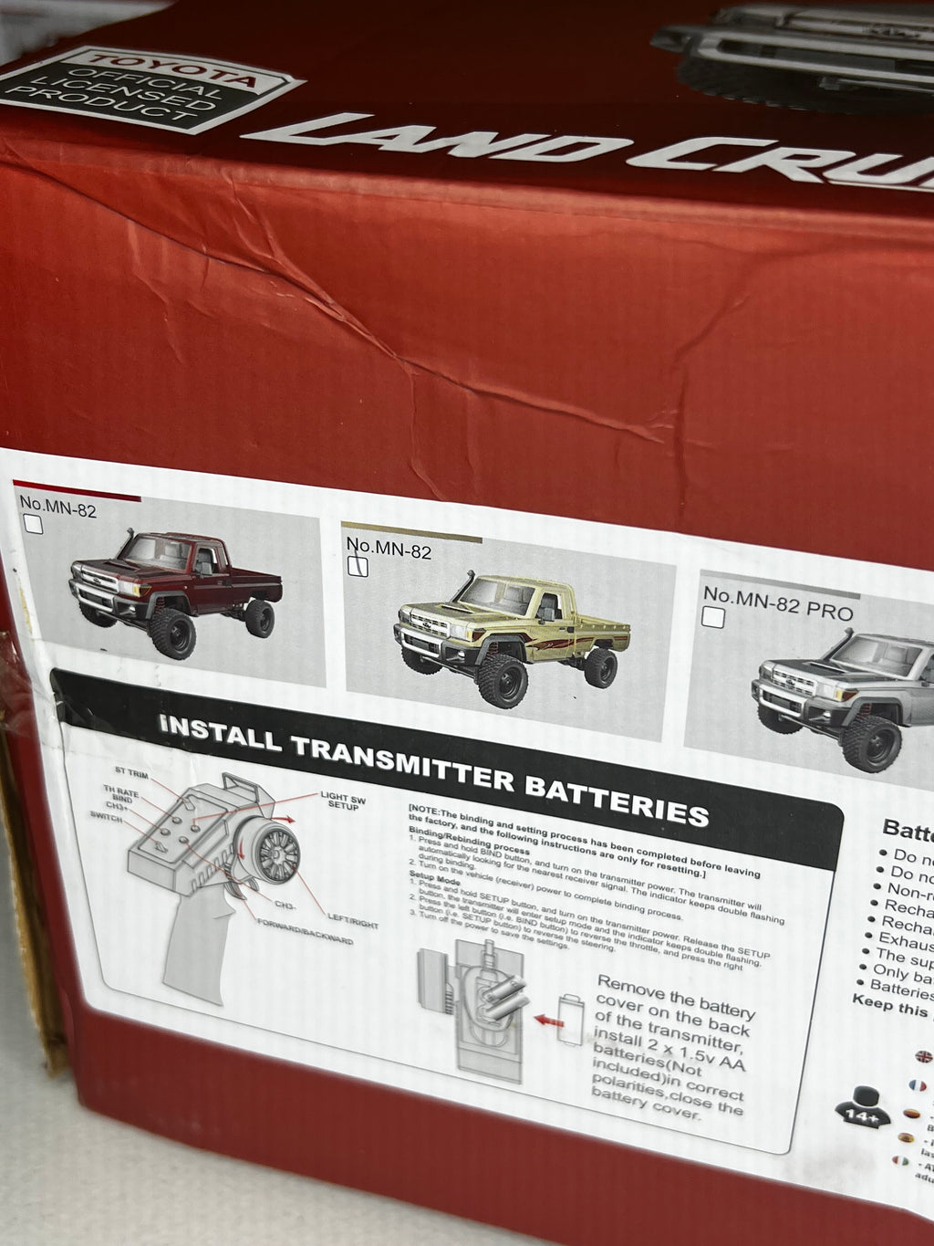 Pre-owned: MNRC MN82 1:12 Toyota Land Cruiser LC79 4WD RC Pickup Truck