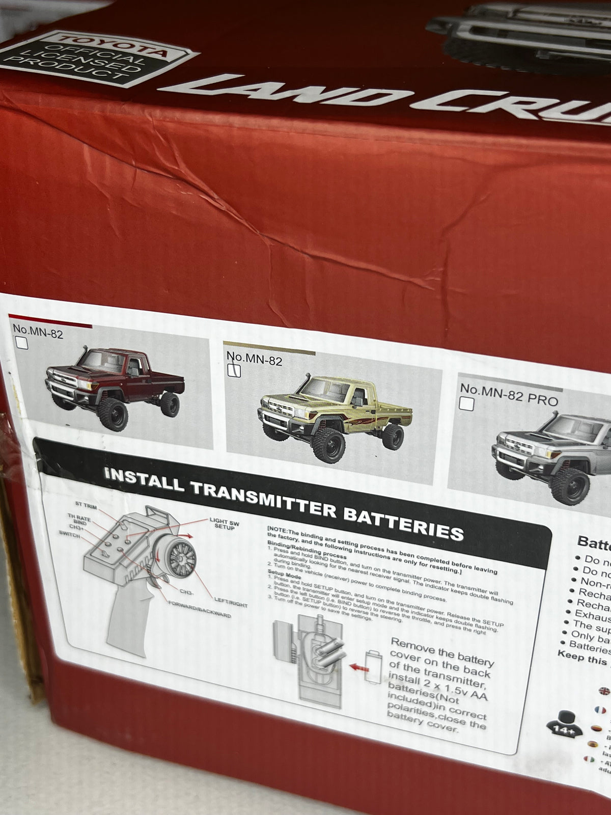 Pre-owned: MNRC MN82 1:12 Toyota Land Cruiser LC79 4WD RC Pickup Truck